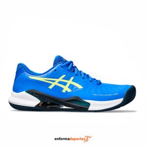 ZAPATILLA HOMBRE ASICS GEL-CHALLENGER 14 PADEL | ILLUSION BLUE/GLOW YELLOW