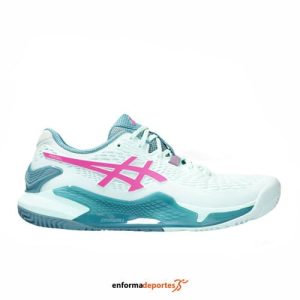 ZAPATILLA JUNIOR ASICS GEL-DEDICATE 8 PADEL GS | SOOTHING SEA/HOT PINK