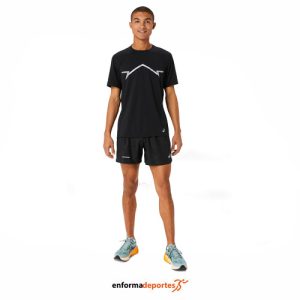PANTALON CORTO HOMBRE ASICS LITE-SHOW 2-N-1 5IN | PERFORMANCE BLACK/PERFORM