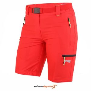 PANTALON CORTO MUJER SPHERE TESSA 6713051 | ROJO