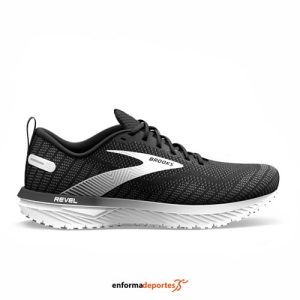 ZAPATILLA HOMBRE BROOKS REVEL 6 | BLACK/BLACKENED PEARL/WHI