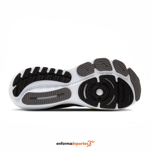 ZAPATILLA HOMBRE BROOKS GLYCERIN 21 | GREY/MANDARIN RED/GREEN - Imagen 3