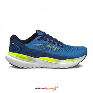 ZAPATILLA HOMBRE BROOKS GLYCERIN 21 | BLUE/PEACOAT/LEMON