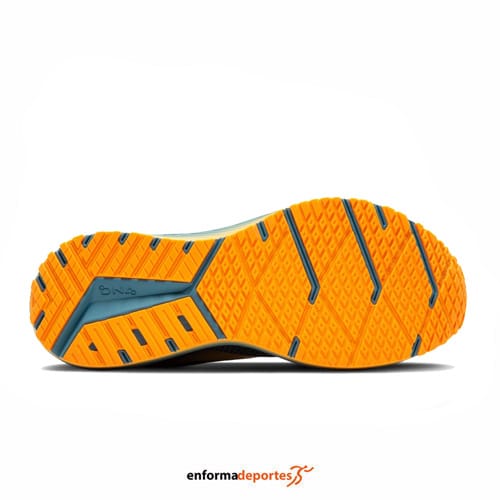 ZAPATILLA HOMBRE BROOKS REVEL 7 | STORM BLUE/BLACK/ORANGE P - Imagen 3