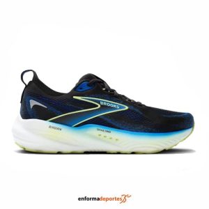Zapatilla hombre Brooks Glycerin 22 | BLACK/COBALT/NEO YELLOW