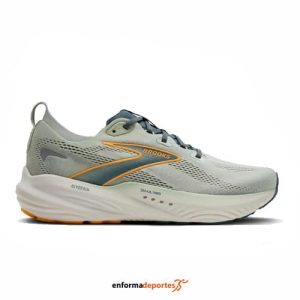 Zapatilla hombre Brooks Glycerin 22 | SMOKE/STORMY/ORANGE