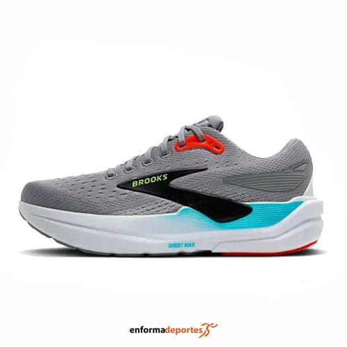Zapatilla hombre Brooks Ghost Max 3 | PRIMER GREY/ANTARCTICA/RE - Imagen 2