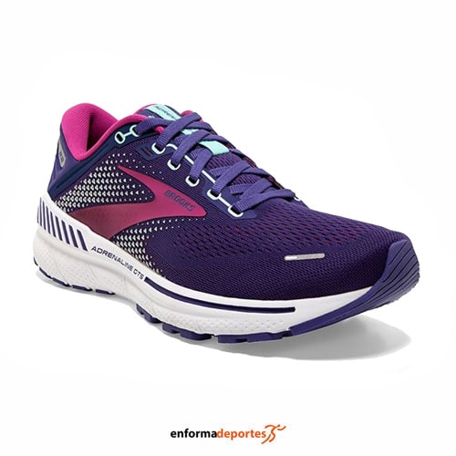 ZAPATILLA MUJER BROOKS ADRENALINE GTS 22 | NAVY/YUCCA/PINK