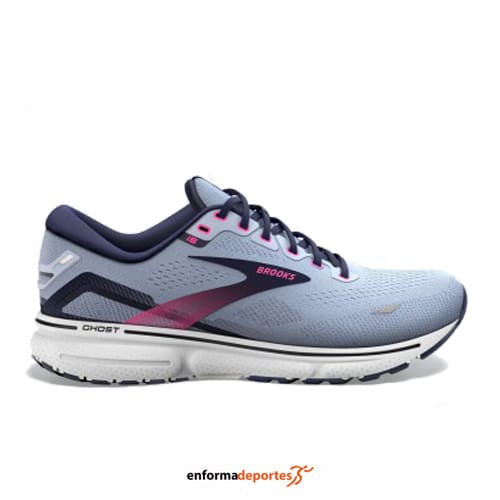 ZAPATILLA MUJER BROOKS GHOST 15 | KENTUCKY BLUE/PEACOAT/PIN