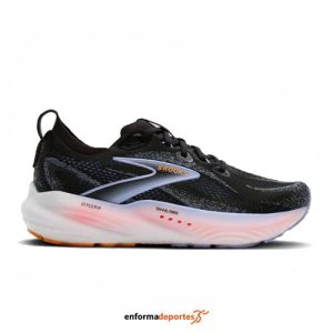 Zapatilla mujer Brooks Glycerin 22 | BLACK/BLUE HERON/ORANGE