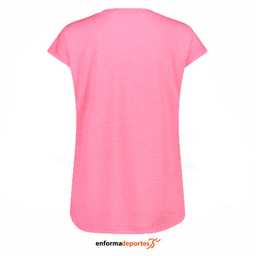CAMISETA MUJER CAMPAGNOLO T-SHIRT | PINK FLUO - Imagen 2