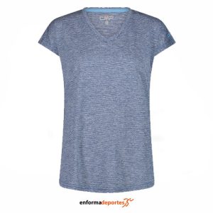 CAMISETA MUJER CAMPAGNOLO T-SHIRT | DUSTY BLUE