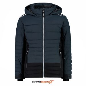 CHAQUETA JUNIOR CAMPAGNOLO JACKET FIX HOOD | TITANIO