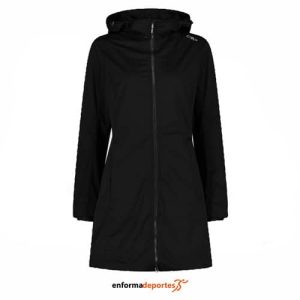 CHAQUETA MUJER CAMPAGNOLO ZIP HOOD | NERO