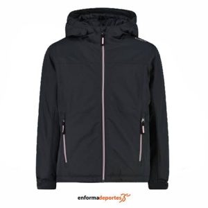 Chaqueta Junior Campagnolo Fix Hood | TITANIO