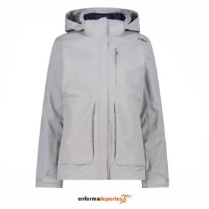 Chaqueta mujer Campagnolo Zip hood Detachble Inn | GHIACCIO