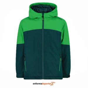 Chaqueta Junior Campagnolo Fix Hood | ALPINE-DEEP MINT