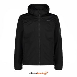 SOFTSHELL HOMBRE CAMPAGNOLO ZIP HOOD | NERO