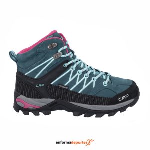 BOTA MUJER CAMPAGNOLO RIGEL MID WP | DEEP LAKE-ACQUA