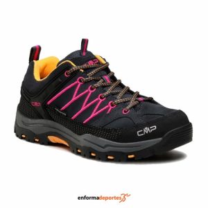 ZAPATILLA JUNIOR CAMPAGNOLO RIGEL LOW WP | ANTRACITE-BOUGANVILLE