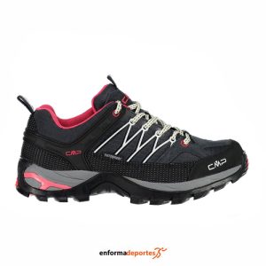 ZAPATO MUJER CAMPAGNOLO RIGEL LOW WP | ANTRACITE-OFF WHITE