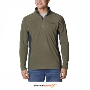 POLAR HOMBRE COLUMBIA KLAMATH RANGE II HALF ZIP | STONE GREEN, SHARK