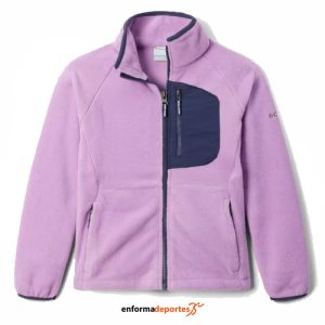 FORRO POLAR JUNIOR COLUMBIA FAST TREK III FLEECE FULL ZIP | GUMDROP, NOCTURNAL