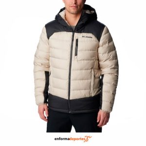 CHAQUETA HOMBRE COLUMBIA AUTUMN PARK DOWN HOODED JACKET | DARK STONE, SHARK