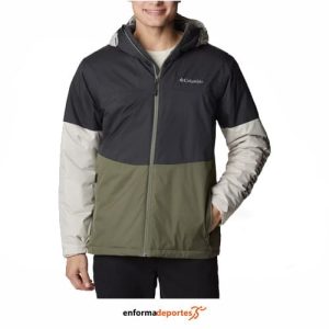 CHAQUETA HOMBRE COLUMBIA POINT PARK INSULATED | SHARK, STONE GREEN, DARK
