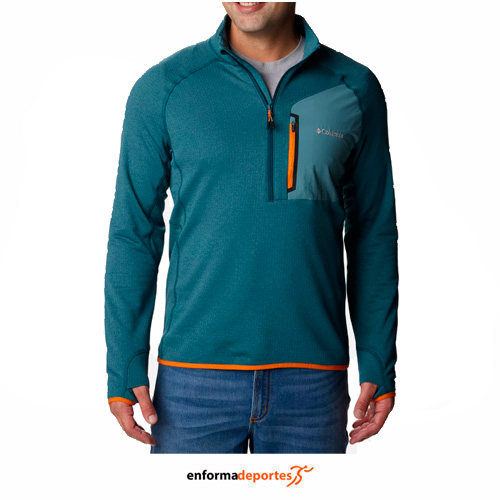 FORRO POLAR HOMBRE COLUMBIA TRIPLE CANYON HALF ZIP | NIGHT WAVE