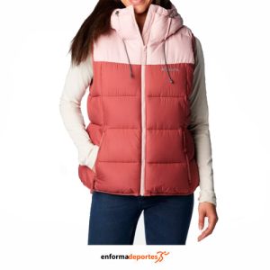 CHALECO MUJER COLUMBIA PIKE LAKE II INSULATED VEST | BEETROOT, DUSTY PINK