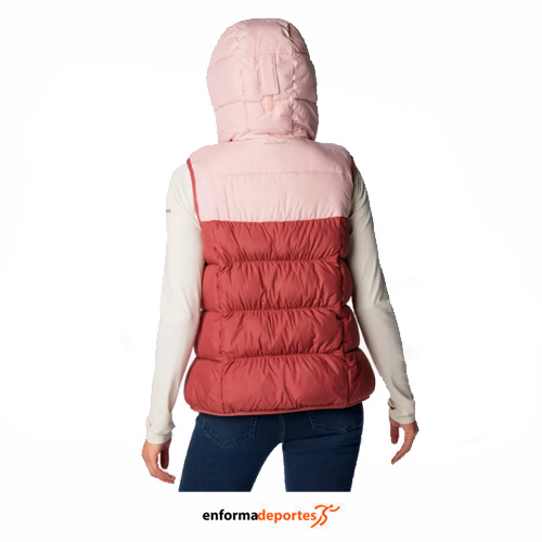 CHALECO MUJER COLUMBIA PIKE LAKE II INSULATED VEST | BEETROOT, DUSTY PINK - Imagen 2