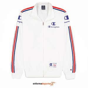 SUDADERA HOMBRE CHAMPION FULL ZIP SWEATSHIRT | WHT