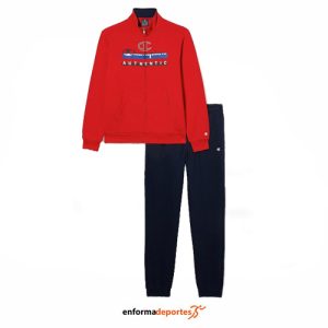 CHANDAL JUNIOR CHAMPION FULL ZIP SUIT | HTR/NNY/NNY