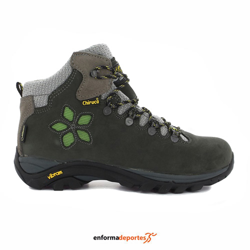 BOTA MUJER CHIRUCA MONIQUE 09 GORE-TEX | GRIS/VERDE