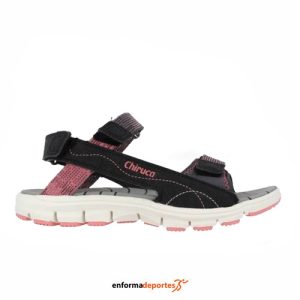 SANDALIA MUJER CHIRUCA FORMENTERA 03 | NEGRO ROSA