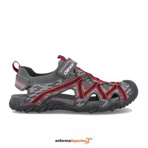 SANDALIA  HOMBRE CHIRUCA TAHITI 19 | GRIS/ROJO