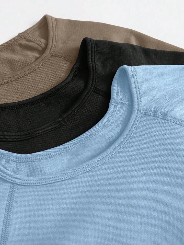 AthletiCore™ Crop Top – Manga Corta sin Costuras - Imagen 2