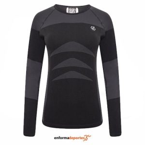 CAMISETA MUJER DARE2B IN THE ZONEII L/S | BLACK/BLACK