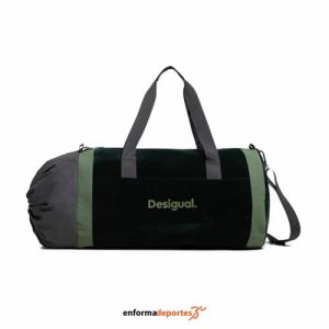 BOLSA DESIGUAL DUFFLEBAG TUBE VELVET | JUNGLE GREEN