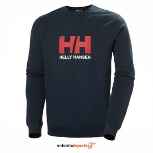 SUDADERA HOMBRE HELLY HANSEN LOGO CREW SWEAT 2.0 | NAVY