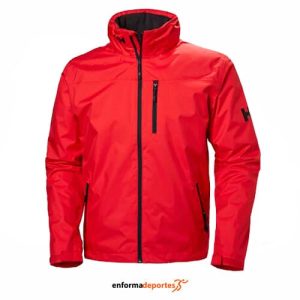 CHAQUETA HOMBRE CREW HOODED MIDLAYER HELLY HANSEN |  RED