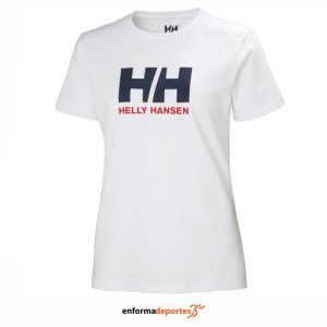 CAMISETA MUJER HELLY HANSEN LOGO T-SHIRT | WHITE