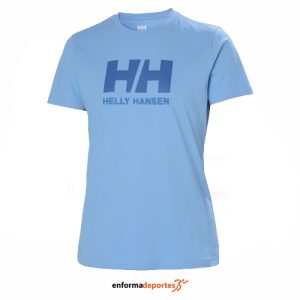 CAMISETA MUJER HELLY HANSEN LOGO T-SHIRT | BRIGHT BLUE