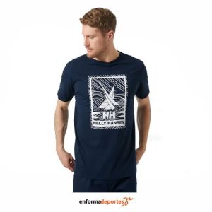 CAMISETA HOMBRE HELLY HANSEN SHORELINE 2.0 | NAVY