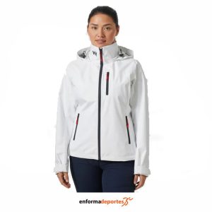 Chaqueta mujer Helly Hansen Crew Hooded Midlayer 2 | WHITE
