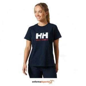 CAMISETA MUJER HELLY HANSEN LOGO 2.0 | NAVY