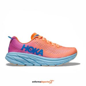 ZAPATILLA MUJER HOKA RINCON 3 | ORANGE/CYCLAMEN