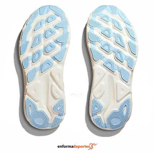 ZAPATILLA MUJER HOKA CLIFTON 9 | BLUE/ICE WATER - Imagen 2