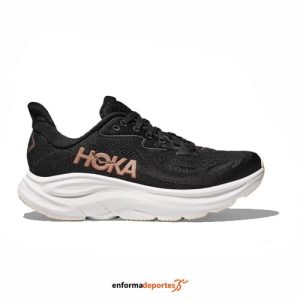 Zapatilla mujer Hoka Clifton 10 | BLACK/ROSE GOLD